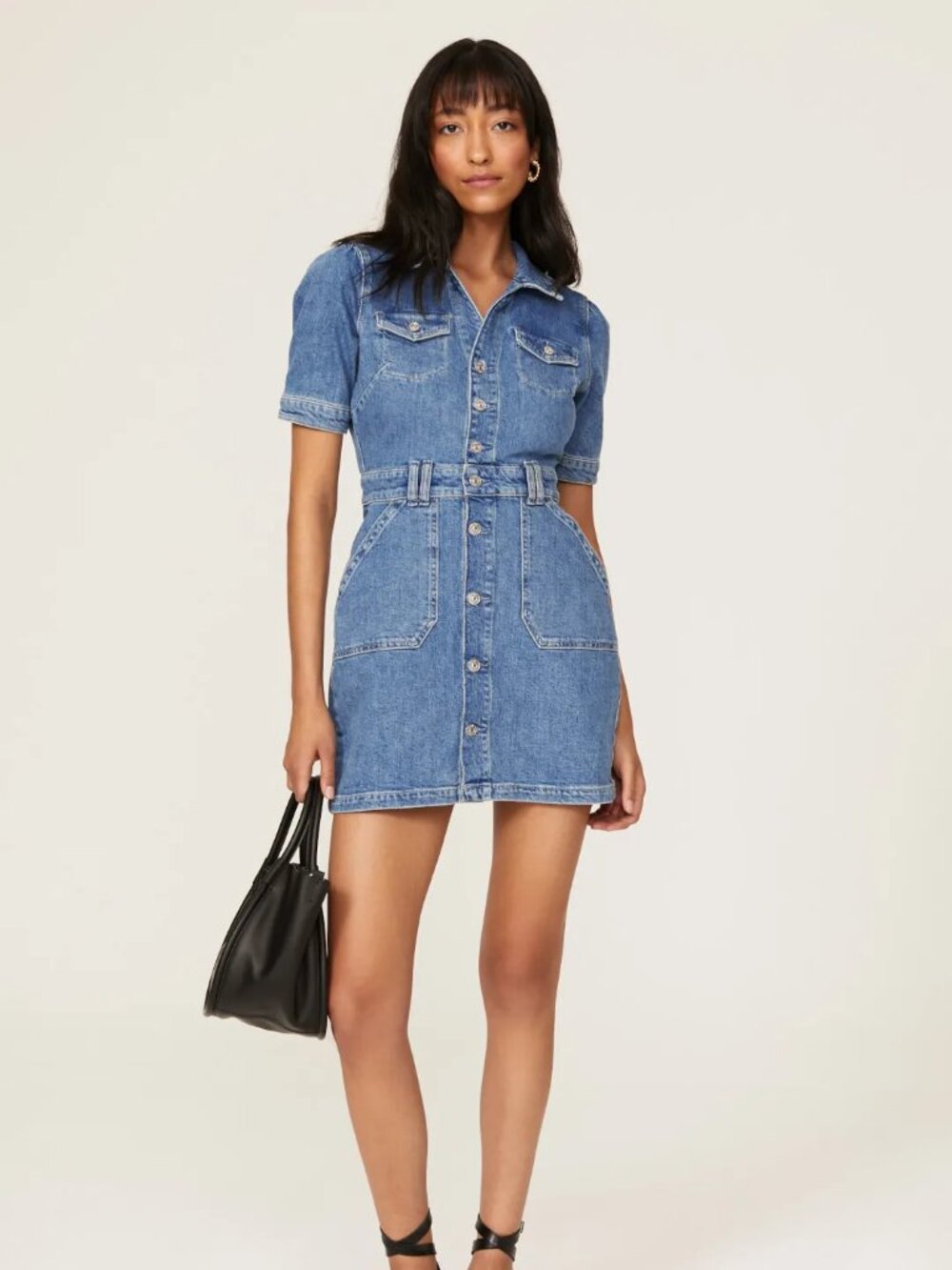 PAIGE Mayslie Denim Shirtdress